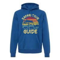 Funny Halloween Costume Vintage Safari Tour Guide Premium Hoodie