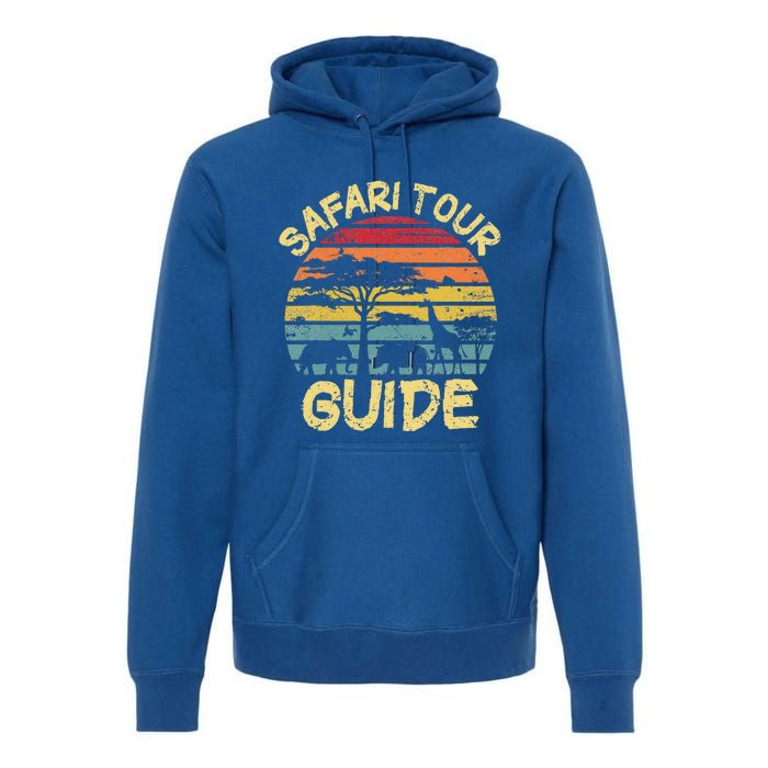 Funny Halloween Costume Vintage Safari Tour Guide Premium Hoodie