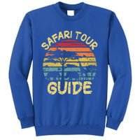 Funny Halloween Costume Vintage Safari Tour Guide Tall Sweatshirt