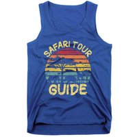 Funny Halloween Costume Vintage Safari Tour Guide Tank Top