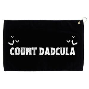 Funny Halloween Costume For Dad Count Dadcula Cool Gift Grommeted Golf Towel