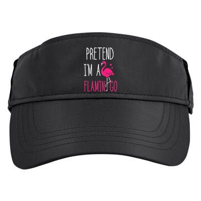 Flamingo Halloween Costume Pretend I'm a Flamingo Pink Adult Drive Performance Visor