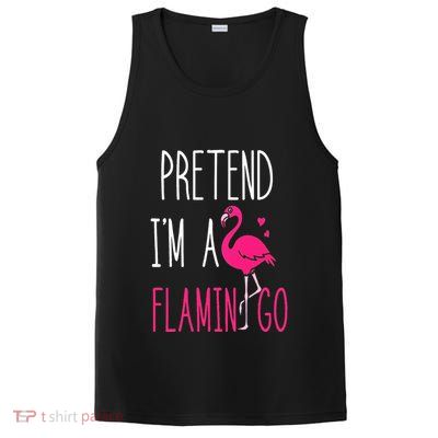 Flamingo Halloween Costume Pretend I'm a Flamingo Pink PosiCharge Competitor Tank