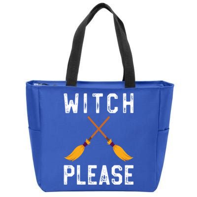 Funny Halloween Costume Gift Witch Please Witch Halloween Gift Zip Tote Bag