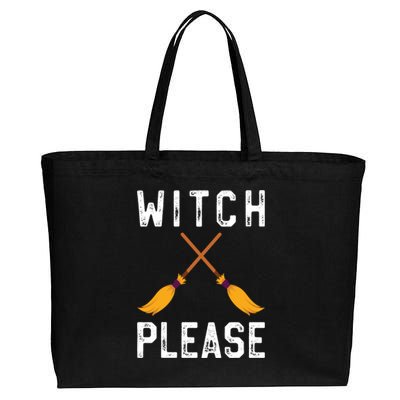 Funny Halloween Costume Gift Witch Please Witch Halloween Gift Cotton Canvas Jumbo Tote