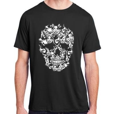 Fun Halloween Costume Skull Australian Cattle Dog Lover Adult ChromaSoft Performance T-Shirt