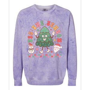 Festive Holiday Celebration Artwork Colorblast Crewneck Sweatshirt