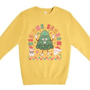 Festive Holiday Celebration Artwork Premium Crewneck Sweatshirt