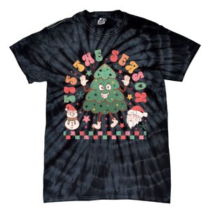 Festive Holiday Celebration Artwork Tie-Dye T-Shirt