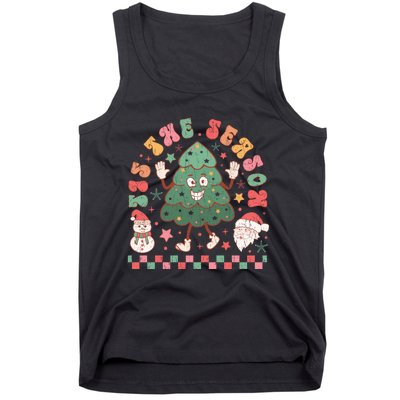 Festive Holiday Celebration Artwork Tank Top