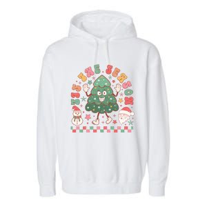 Festive Holiday Celebration Artwork Garment-Dyed Fleece Hoodie