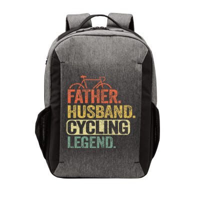 Father Husband Cycling Legend Bicycle Road Bike Dad Cyclist Vector Backpack