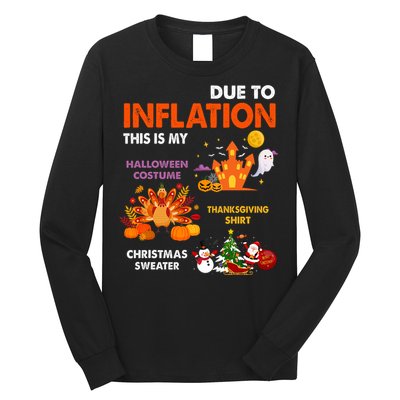 Funny Halloween Costume Thanksgiving Ugly Christmas Long Sleeve Shirt