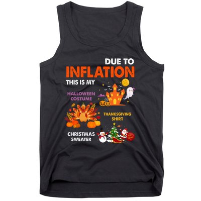 Funny Halloween Costume Thanksgiving Ugly Christmas Tank Top