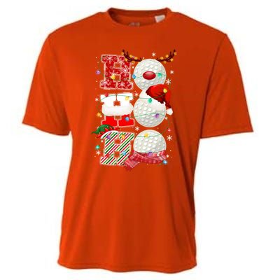 Funny Hockey Christmas Ugly Sweater Hockey Xmas Outfit Meaningful Gift Cooling Performance Crew T-Shirt