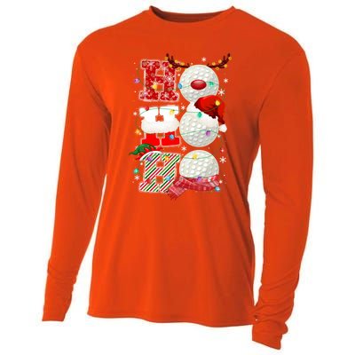 Funny Hockey Christmas Ugly Sweater Hockey Xmas Outfit Meaningful Gift Cooling Performance Long Sleeve Crew