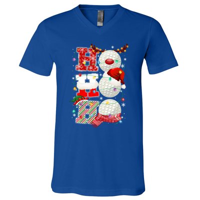 Funny Hockey Christmas Ugly Sweater Hockey Xmas Outfit Meaningful Gift V-Neck T-Shirt