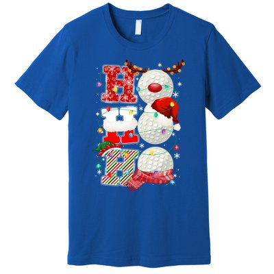 Funny Hockey Christmas Ugly Sweater Hockey Xmas Outfit Meaningful Gift Premium T-Shirt