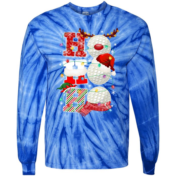 Funny Hockey Christmas Ugly Sweater Hockey Xmas Outfit Meaningful Gift Tie-Dye Long Sleeve Shirt