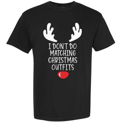 Festive Holiday Coordination Unique Couple Christmas Attire Garment-Dyed Heavyweight T-Shirt
