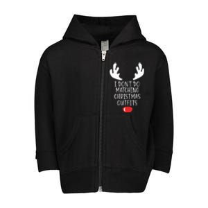 Festive Holiday Coordination Unique Couple Christmas Attire Toddler Zip Fleece Hoodie