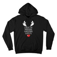 Festive Holiday Coordination Unique Couple Christmas Attire Hoodie