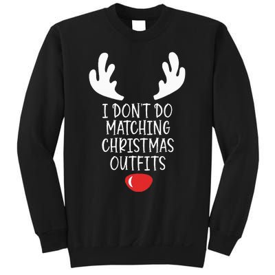 Festive Holiday Coordination Unique Couple Christmas Attire Sweatshirt