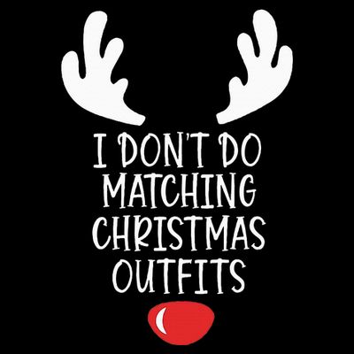 Festive Holiday Coordination Unique Couple Christmas Attire T-Shirt