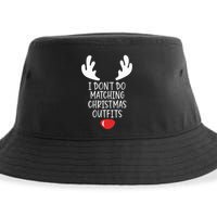 Festive Holiday Coordination Unique Couple Christmas Attire Sustainable Bucket Hat