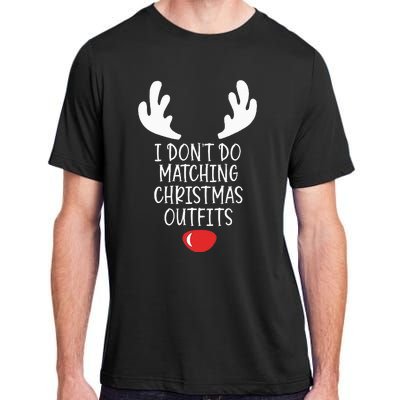 Festive Holiday Coordination Unique Couple Christmas Attire Adult ChromaSoft Performance T-Shirt