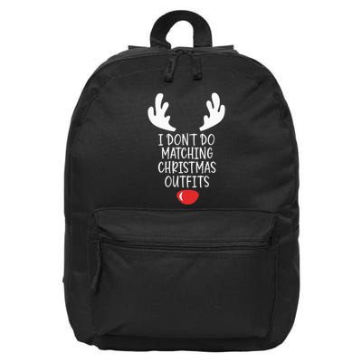 Festive Holiday Coordination Unique Couple Christmas Attire 16 in Basic Backpack
