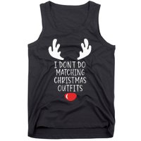 Festive Holiday Coordination Unique Couple Christmas Attire Tank Top