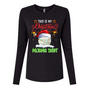 Funny Hockey Christmas Ugly Sweater Hockey Xmas Outfit Gift Womens Cotton Relaxed Long Sleeve T-Shirt