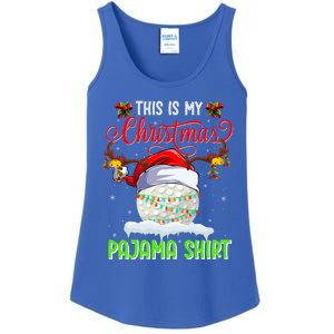 Funny Hockey Christmas Ugly Sweater Hockey Xmas Outfit Gift Ladies Essential Tank