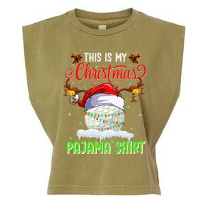 Funny Hockey Christmas Ugly Sweater Hockey Xmas Outfit Gift Garment-Dyed Women's Muscle Tee