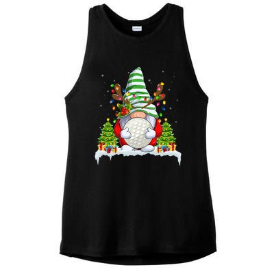 Funny Hockey Christmas Ugly Sweater Hockey Xmas Outfit Gift Ladies PosiCharge Tri-Blend Wicking Tank