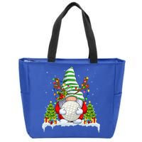 Funny Hockey Christmas Ugly Sweater Hockey Xmas Outfit Gift Zip Tote Bag