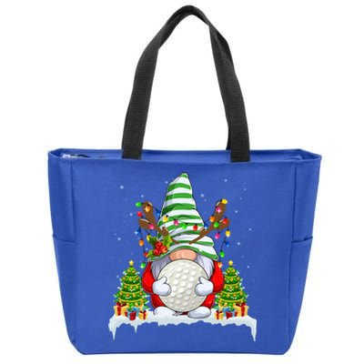 Funny Hockey Christmas Ugly Sweater Hockey Xmas Outfit Gift Zip Tote Bag