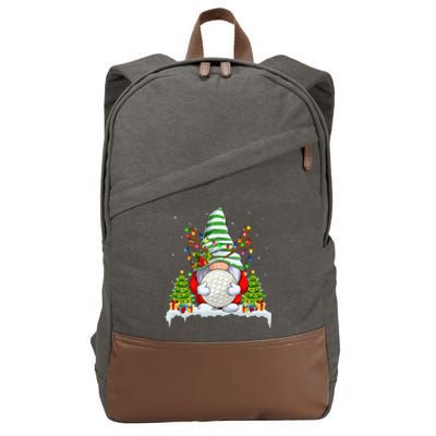 Funny Hockey Christmas Ugly Sweater Hockey Xmas Outfit Gift Cotton Canvas Backpack