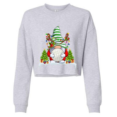 Funny Hockey Christmas Ugly Sweater Hockey Xmas Outfit Gift Cropped Pullover Crew