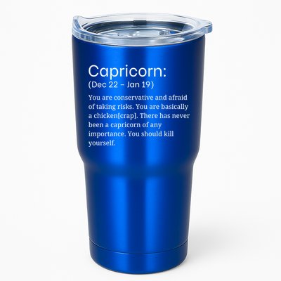Funny Horoscope Capricorn Zodiac Sign Sarcastic Astrology Gift Tumbler