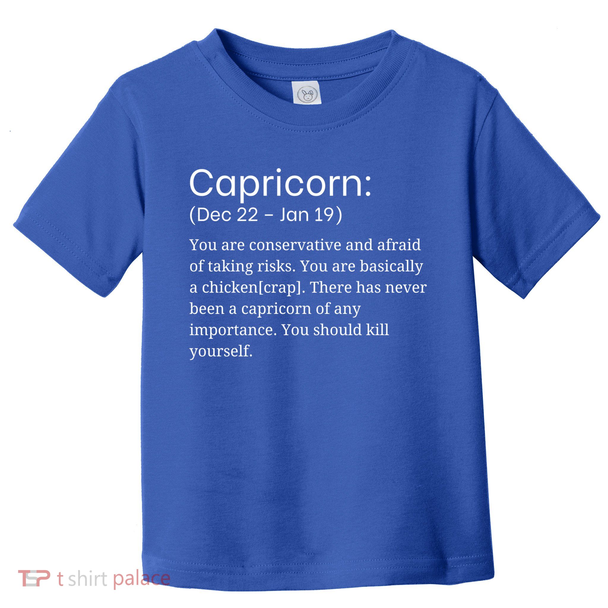 Funny Horoscope Capricorn Zodiac Sign Sarcastic Astrology Gift Toddler T-Shirt