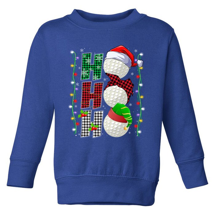 Funny Hockey Christmas Ugly Sweater Hockey Xmas Outfit Meaningful Gift Toddler Sweatshirt