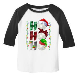 Funny Hockey Christmas Ugly Sweater Hockey Xmas Outfit Meaningful Gift Toddler Fine Jersey T-Shirt