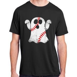 Funny Halloween Costume Baseball Ghost Baseball Lover Adult ChromaSoft Performance T-Shirt