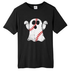 Funny Halloween Costume Baseball Ghost Baseball Lover Tall Fusion ChromaSoft Performance T-Shirt