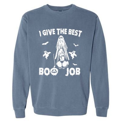 Funny Halloween Costume Idea Hilarious Boo Job Prank Garment-Dyed Sweatshirt