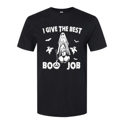 Funny Halloween Costume Idea Hilarious Boo Job Prank Softstyle CVC T-Shirt