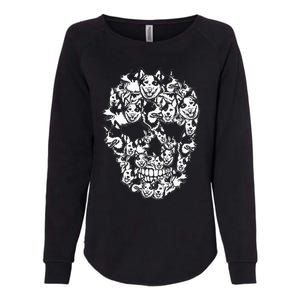 Fun Halloween Costume Skull Australian Cattle Dog Lover Womens California Wash Sweatshirt