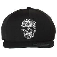 Fun Halloween Costume Skull Australian Cattle Dog Lover Wool Snapback Cap